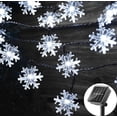 thumbnail image 1 of LINLIN Solar Snowflake String Lights, Outdoor Garden Solar String Lights with 8 Modes Waterproof Solar Christmas Lights for Garden Party Christmas, 1 of 7
