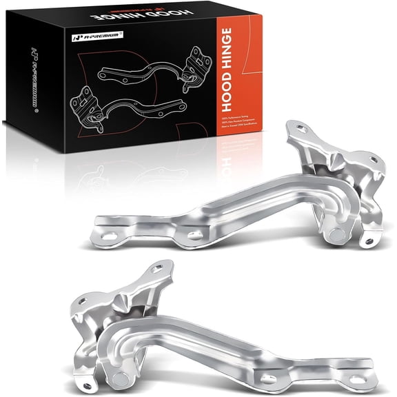 A-Premium Driver and Passenger Hood Hinges Compatible with Chevrolet Chevy Spark 2016-2022 Hatchback, Set of 2 Front Left and Right Side Hood Hinges, Replace# 42333403, 42333404
