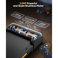 thumbnail image 4 of Toputure Walking Pad Treadmill, 15% Auto Incline, Bluetooth Speaker, RGB LED Display, APP & Magnetic Remote Control, for Home & Office Use, 4 of 8