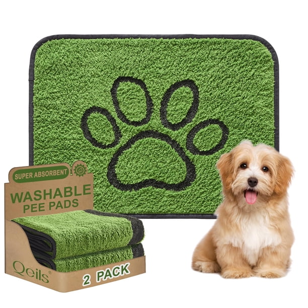 Almohadillas de adiestramiento reutilizables para perros, lavables, 2 unidades