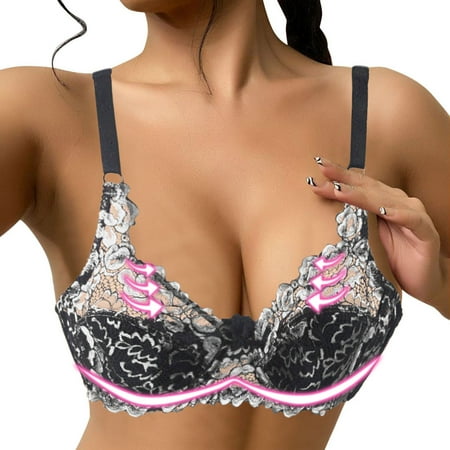 

FZM Women Lace Bra Thorn Plus Size Underwear Bra