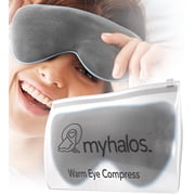Microwave Activated Warm Eye Compress for Dry Eyes, Blepharitis & Stye Eye Treatment - Heated Eye Masks for Dry Eyes - Dry Eye Therapy Mask & Eye Compress Moist Heat Delivers Warm Compress for Eyes