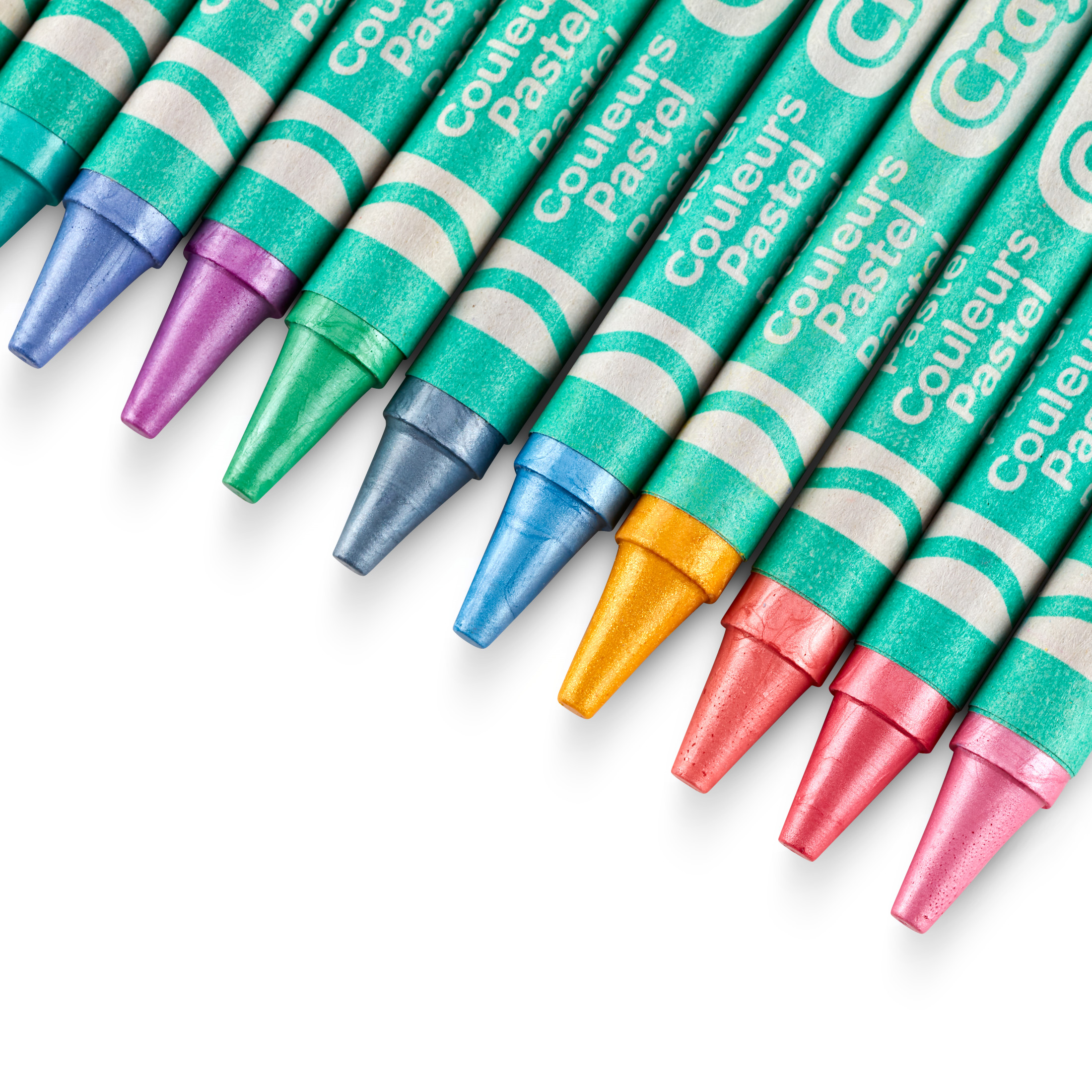 Crayones Crayola pastel, 24 piezas, útiles escolares, suministros de arte, regalos creativos para niños de 3+ 8