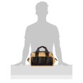 thumbnail image 1 of Style N Craft 76-510 23 Pocket 12-Inch Tote Bag in Polyester, Brown/Black, 1 of 2