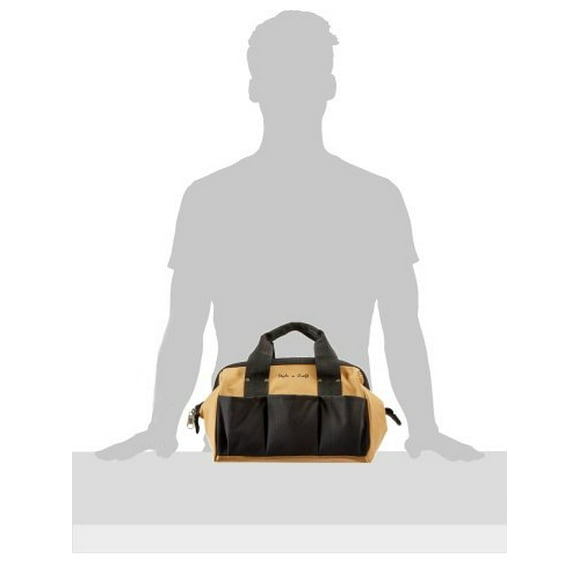 Style N Craft Sac Cabas 76-510 23 Poches de 12 Pouces en Polyester, Marron/noir