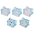thumbnail image 4 of Couches Souples pour Poupées de 17 à 20 Po, Réutilisables et Absorbantes, Conception à Sortes Assorties, Accessoire de Poupée à Ajustement Parfait, Rose et Blanc, 4 of 8