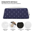 thumbnail image 4 of Uemuo Anchor Heart Blue Printed Leather Pencil Case, Pencil Pouch, Portable Pencil Bag, Pen Case for& Office, 4 of 7