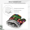 thumbnail image 4 of Honeii Traditional Floral Polish patten Oven Mitts and Pot Holders Sets, Baker Oven Mitts, Mittens for Kitchen Decor, Baking Lover over Gloves Gifts, 4 of 7