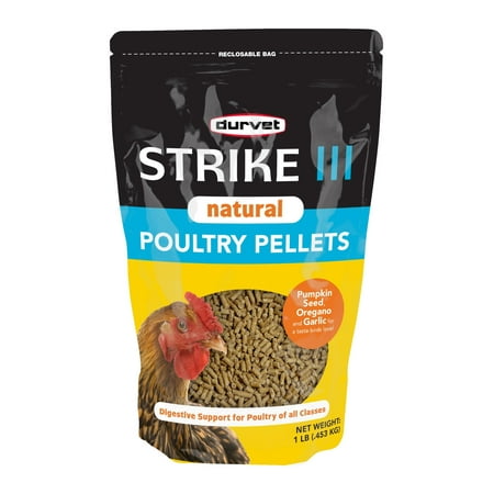 UPC: 0745801068001 | Durvet Strike III Poultry Natural Dewormer 1lb