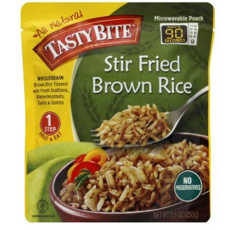 Pack of 2 - Tasty Bite Rice Stir Fried Brown 8.8