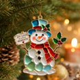thumbnail image 4 of Leodye 1PCS Christmas Ornaments, Xmas Tree Hanging Decor, Festive Holiday Pendant, for Christmas Tree Wreath Home Party Decoration -3.15 × 3.15 in, 4 of 7