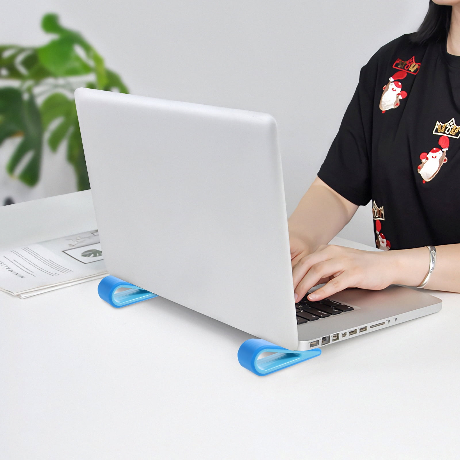 unbranded  4 Pcs Portable Adjustable Cooling Base Laptop Platform Support Stand