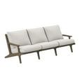 thumbnail image 5 of Modway Saratoga Outdoor Patio Teak Sofa in Weathered Gray White, 5 of 10