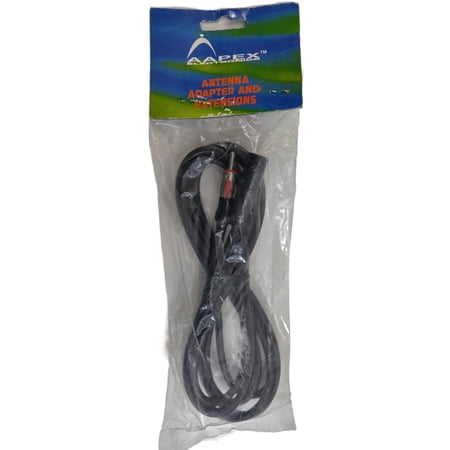 Aapex AE8 AM/FM Male-Female Antenna Extension Cable 8 Foot