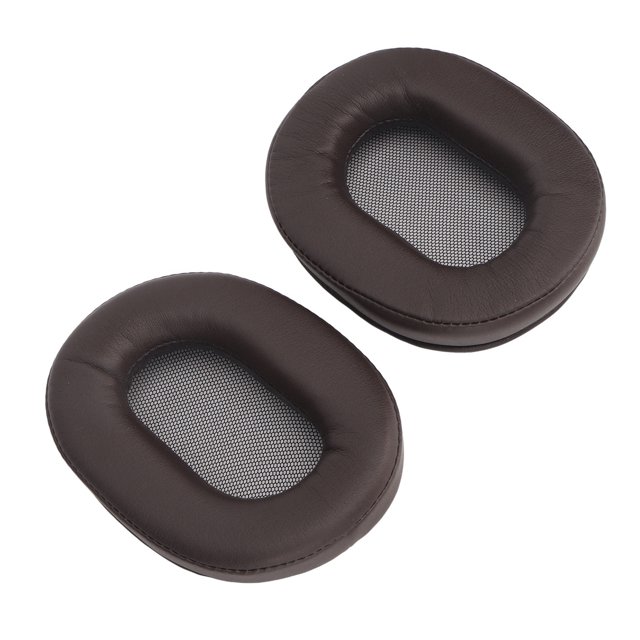 Almohadillas para los oídos ANGGREK Repuesto Cuero artificial Espuma viscoelástica para MDR 1R MDR V6