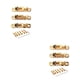 thumbnail image 2 of Yuarrent Pack of 3 Guitar Bridge Iron Installation Firmness Handy Gear Musical Accessories Instrument Supplies Metal Saddles 2piezas, 2 of 6