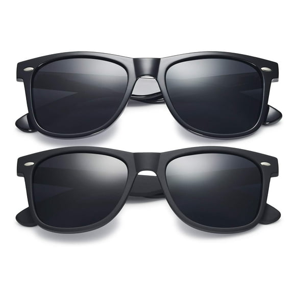 Gafas de sol polarizadas retro rebobinadas para hombres y mujeres - Gafas de sol clásicas con protección UV