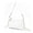White, variant on Women Crescent Shoulder Bag Leather Hobo Handbag Crossbody Bag Mini Clutch Purse with Zipper Closure