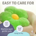 thumbnail image 6 of Butterfly Craze Daisy Lounge Flower Pillow - Cozy & Stylish Floor Cushion, Perfect Seating Solution For Teens & Kids, Machine Washable Aesthetic Decor, Plush Microfiber, Medium 20" Diameter, Green, 6 of 6