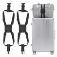 thumbnail image 1 of Correas de equipaje Travelkin Bungees para maletas negras, paquete de 2, 1 of 7