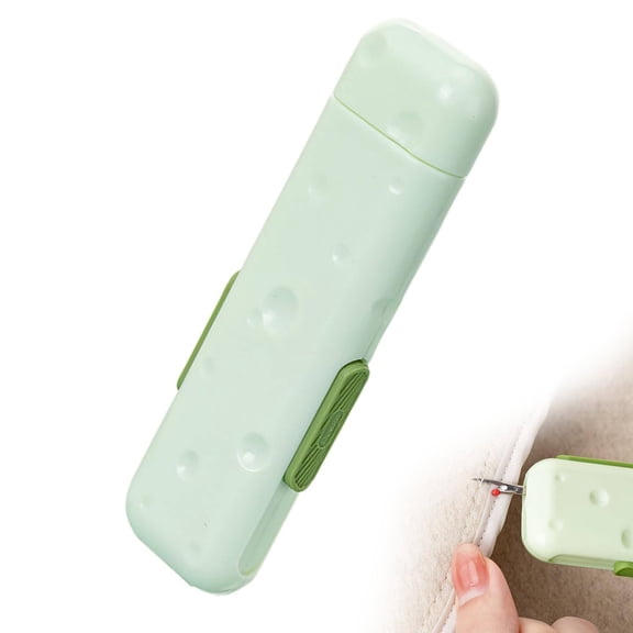 Xoxingysm Diy Knitting Diy Needle Threader Openers 2025 New Automatic Needle Threader with Needle Storage Case Quick Sewing Machine Loop Automatic Needle Threader Needle Threader Quick Sewing Set