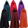 thumbnail image 1 of Medieval Cloak Cloak Wizard Robe Death Cosplay Costume S-2xl, 1 of 5
