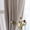 Dark Brown, variant on Lipa Farmhouse Curtain for Living Room,Semi Blackout Boho Curtains,Rod Pocket,1 Panel,52"Wx84"L,Beige