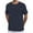Navy, variant on YLSDY Mens Short Sleeve Shirts Athletic Workout Shirt Cotton for Men Quick Dry Gym Moisture Wicking T-Shirt for Running Casual White S