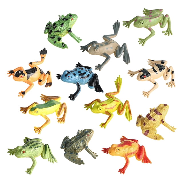 Modelos de Animales Zulema Juguetes Cognitivos para Manualidades Regalos Realistas Rana