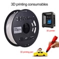 thumbnail image 2 of 1KG / Spool 1.75mm Flexible Material de impresión de filamento TPU Suministros Blanco, Negro, Transp Tomshoo Blanco, 2 of 7