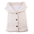 thumbnail image 2 of Sobres cálidos de invierno Baoblaze para recién nacidos Swaddle para dormir infantil Blanco 60x45 cm, 2 of 8