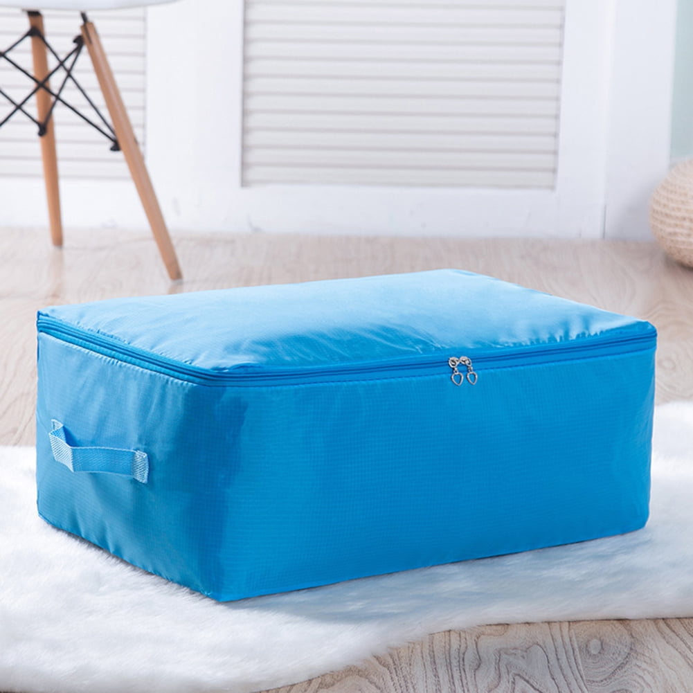 Extra Large Foldable Zipper Storage Bag, Suitable For Organizing Pillows,  Bedding, Clothes, Blankets, Duvets, With Handles, Space Saving, Luggage  Packing Bag (size: 70*50*30cm), Can Hold Approximately 9kg Quilts