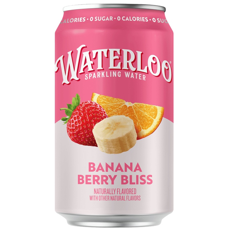 Waterloo Banana Berry Bliss Sparkling Water, 12 fl oz, 12 Pack photo 7