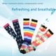 thumbnail image 3 of Calcetines de compresión Qarigey hasta la rodilla estampado de rompecabezas/S/M, 3 of 6