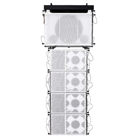 Sound Town ZETHUS Series Line Array Speaker System with One 15-inch Line Array Subwoofer  Four Compact 1 X 10-inch Line Array Speakers  White price history on PriceWatchPro