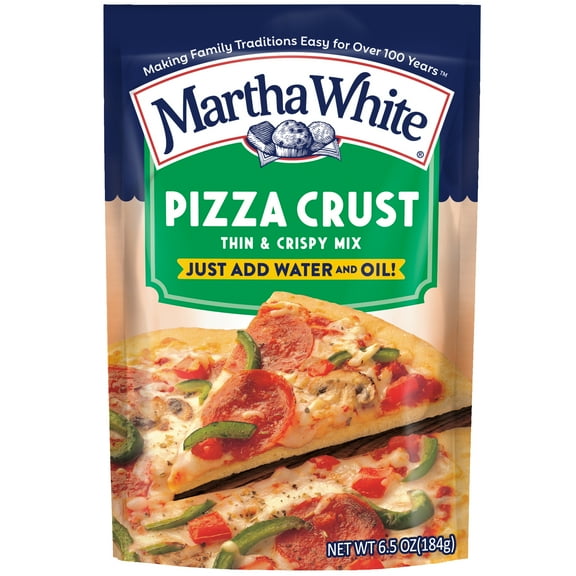 JM Smucker Martha White Pizza Crust, 6.5 oz
