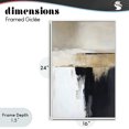 thumbnail image 4 of Stupell Industries Transitional Desert Horizon Muted Abstract White Framed Giclee Art, 16 x 24, by Gina Kelly, 4 of 8