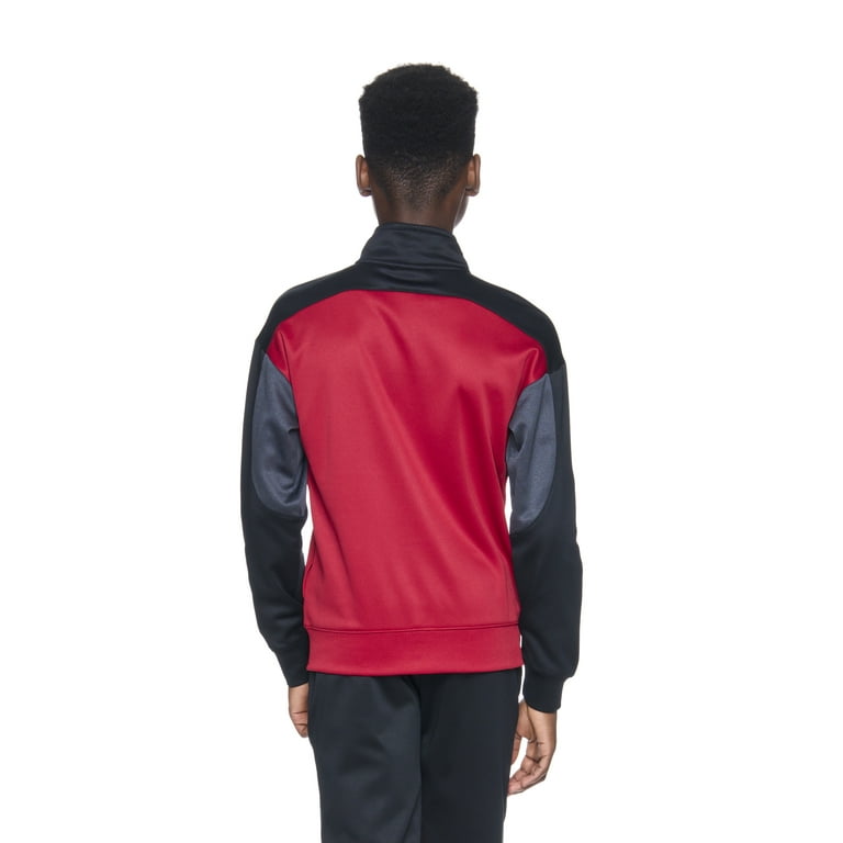 AND1 Boys Athletic Full Zip Jacket - Lightweight Fleece