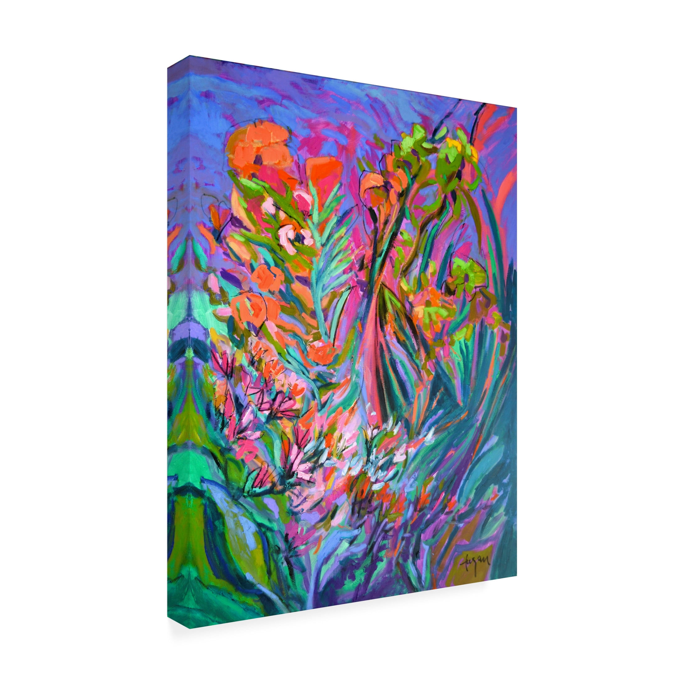 Canvas Wall Art - Dorothy Fagan 'Jewels' Wall Art for Living Room, Bedroom, or Office D?cor by Trademark Fine Art - 18 x 24 Inches