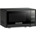 thumbnail image 2 of BLACK+DECKER 0.7 cu ft Countertop Microwave Ovens in Black, 2 of 5