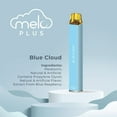 thumbnail image 6 of MELO Plus Melatonin Diffuser, Blue Cloud - 800 puffs | 0% Nicotine, Vegan, Sugar-Free, Gluten-Free Aromatherapy, 6 of 7