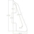 thumbnail image 2 of GFDYREE Red 3 Ply LP Guitar Pickguard with Chrome Bracket for Epiphone Les Paul, 2 of 3