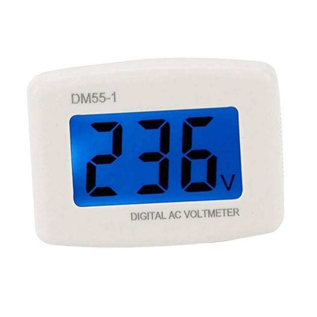 Plug 80- LCD Digital ímetro Monitor de medición de aje, 220V Panel de aje Monitor Meter Cola voltímetro digital