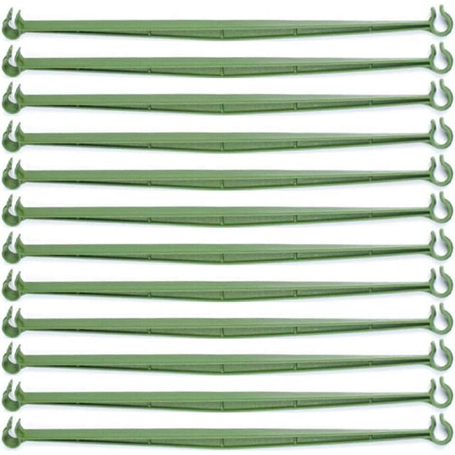 Flower Pot Climbing Support Rod Fixed Pillar Gardening Flower Rack Tube Climbing Support Connecting Rod Flower Rack Cross arm Buckle (2-Claw Connecting Rod)