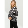 thumbnail image 2 of Geo Print Dolman Sleeve Maternity Top, 2 of 3