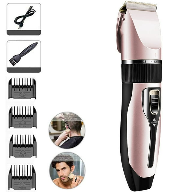 Men’s Hair Trimmer, Hair Cutting Kit, Electric Rechargeable Beard Trimmer, Beard Razor for Men, Children and Baby
