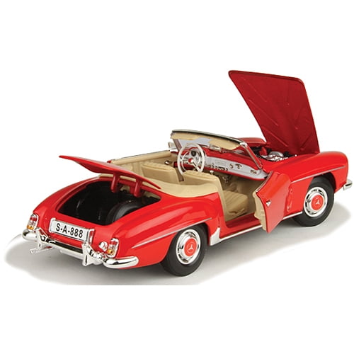マイスト　Maisto 1955 Mercedes-Benz 190SLミニカー 1/18 Maisto 1955 Mercedes Benz 190 SL (Red) Diecast Car
