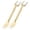 Light Yellow, variant on 2 PCS Watermelon Cutter,2-in-1 Stainless Steel Fruit Cutter,Heavy-Duty Head Fruit Forks Knife,1.29x10.03 inch Reusable Summer Fruit Cutting Kitchen Gadget for Home,Kitchen,Camping (Silver)