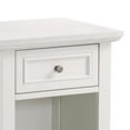 thumbnail image 3 of Homestyles Naples Wood Nightstand in Off White, 3 of 27