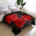 thumbnail image 6 of JML King Size Soft Warm Fleece Bed Blanket Reversible Thick Mink Blanket 83 x 91 inches,5.7lbs, 6 of 8